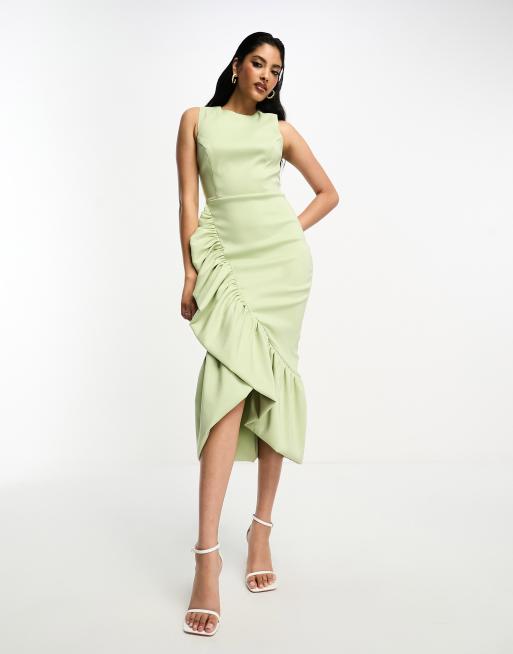 Structured 2024 ruffle dress