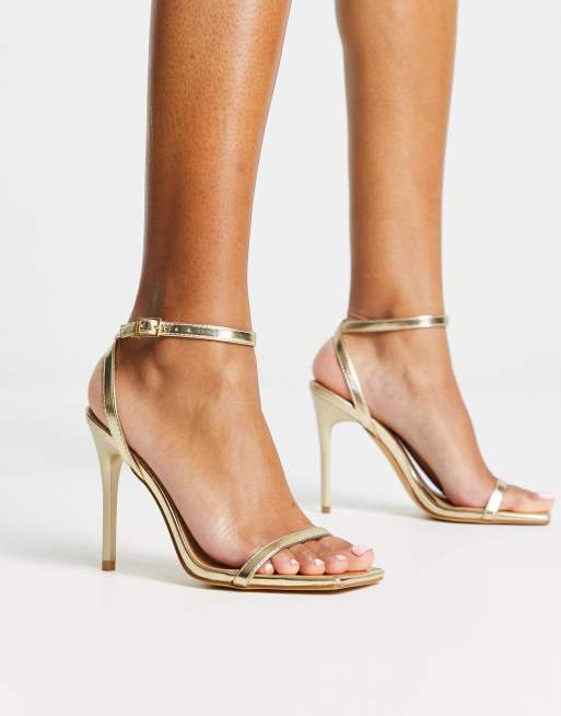 Truffle collection barely there sales heel sandal