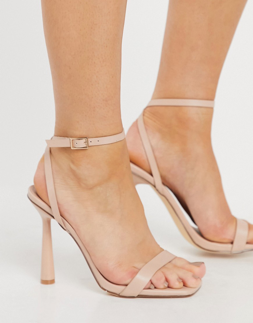 Truffle Collection — Beige sandaler med hæl-Neutral