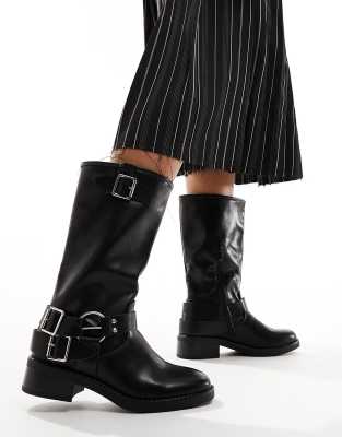  biker knee boots 