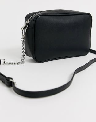 black tassel cross body bag