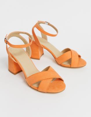 truffle collection block heel sandals