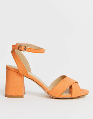 truffle collection block heel sandals
