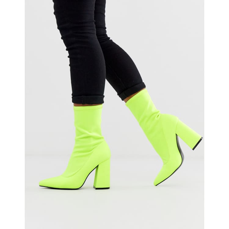 Sock sale boots neon