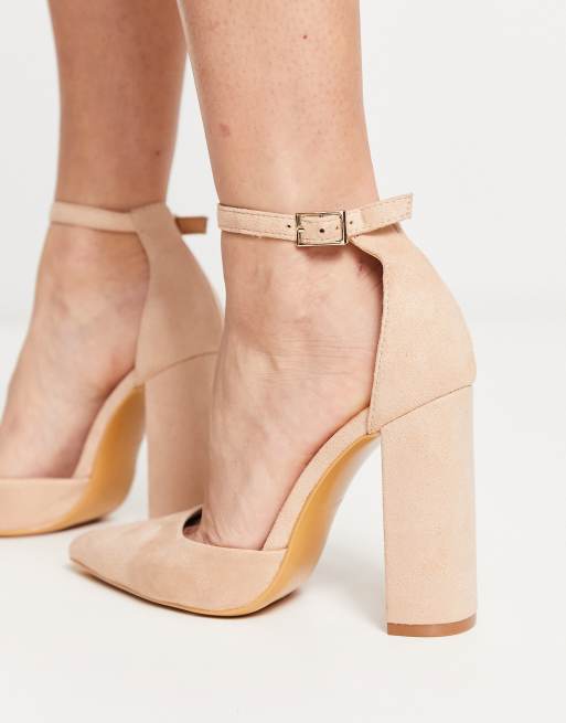 Truffle collection pointed block on sale heels