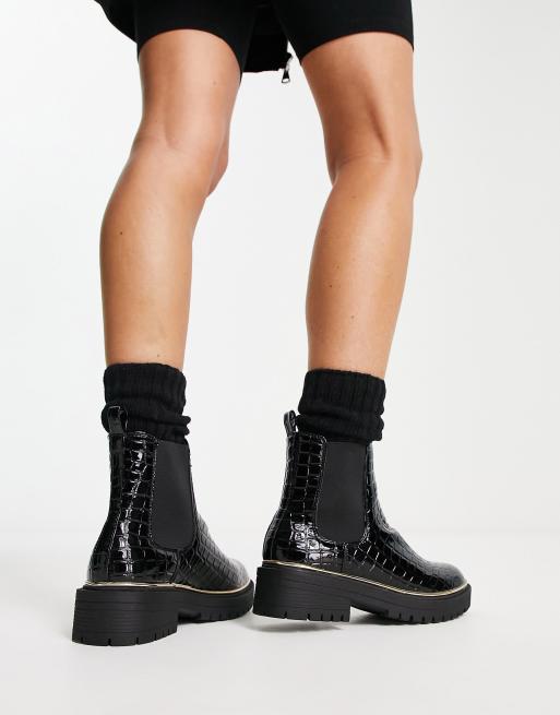 Chelsea discount boots dorées