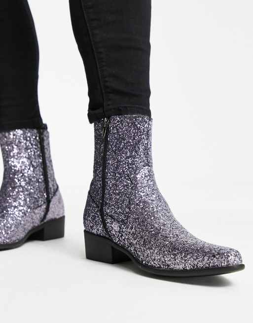 Bottines a paillettes hot sale