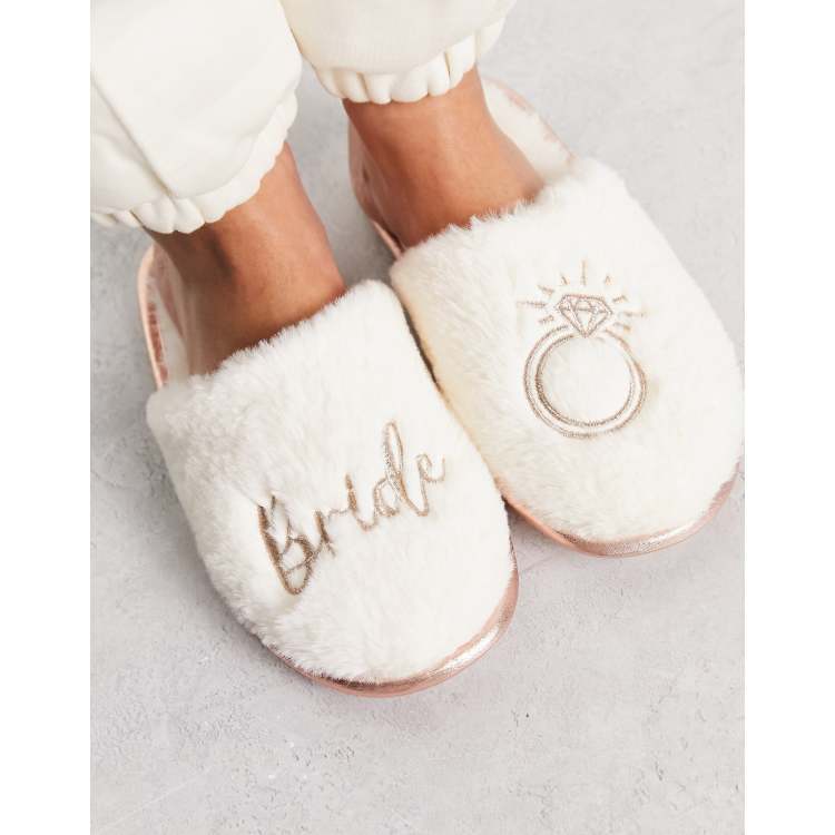 Bride slippers best sale