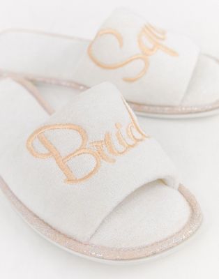 bride squad slippers