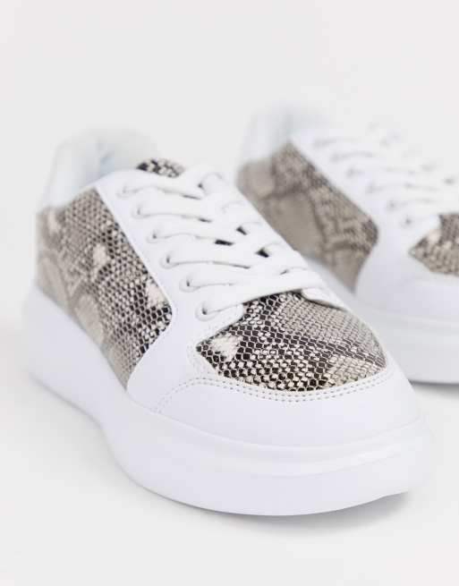 Truffle Collection – Buty sportowe z motywem skóry węża, 2 z 4