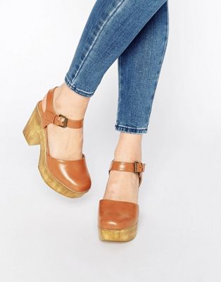 platform clog heels
