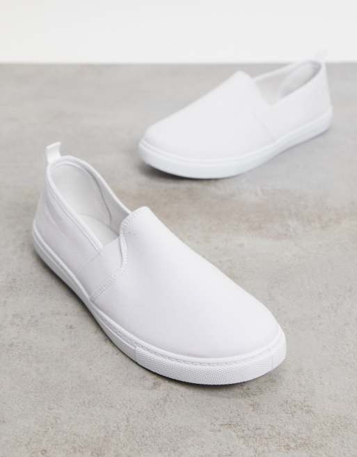 Asos 2024 white plimsolls