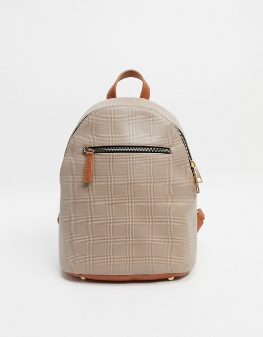 Truffle Collection Checked Backpack