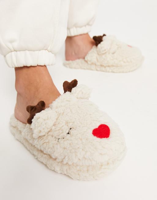 Sleepy reindeer store slippers