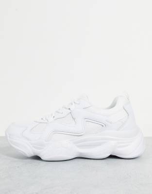 sand white fit chunky bubble sole