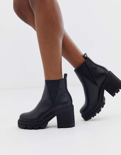 Truffle collection chunky chelsea sales ankle boots