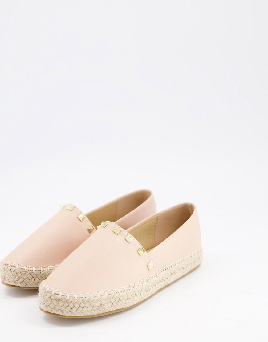 Truffle Collection chunky espadrilles in beige-Neutral