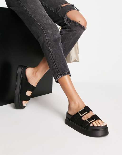 Chunky on sale black sliders