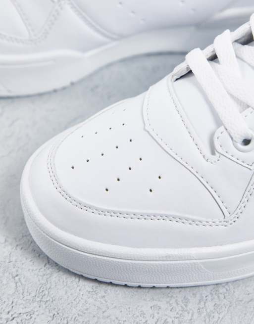 Truffle Collection chunky flatform sneakers in white, 4 of 4