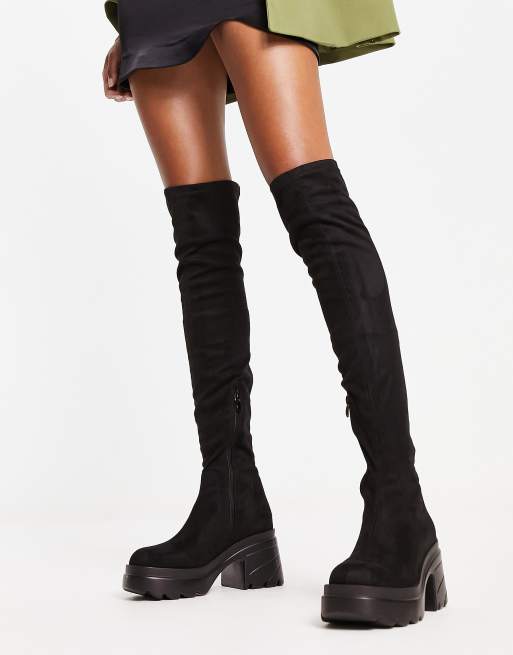 Asos over the shop knee boots review