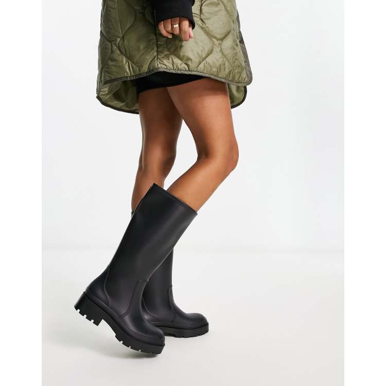 Black biker clearance wellies