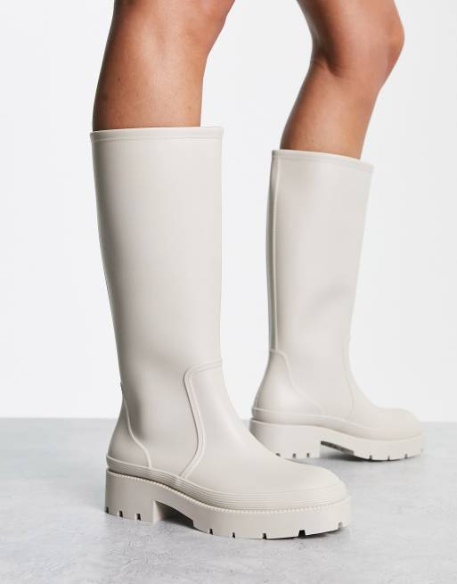 Knee cheap high wellies