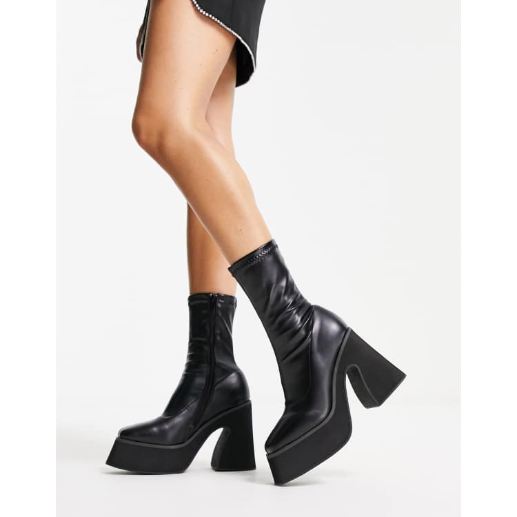 Block cheap platform boots