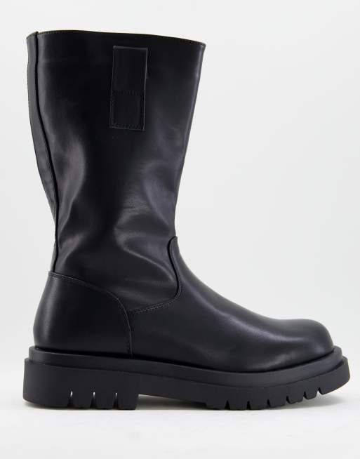 Pull on 2024 calf boots