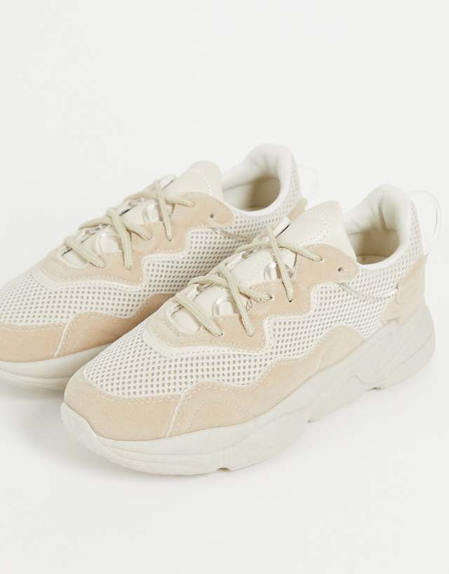 Truffle Collection chunky runner sneakers in sand