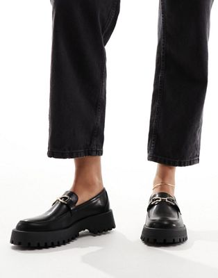  chunky sole penny loafers 
