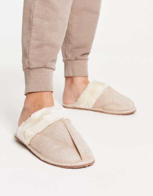 Beige slippers 2025