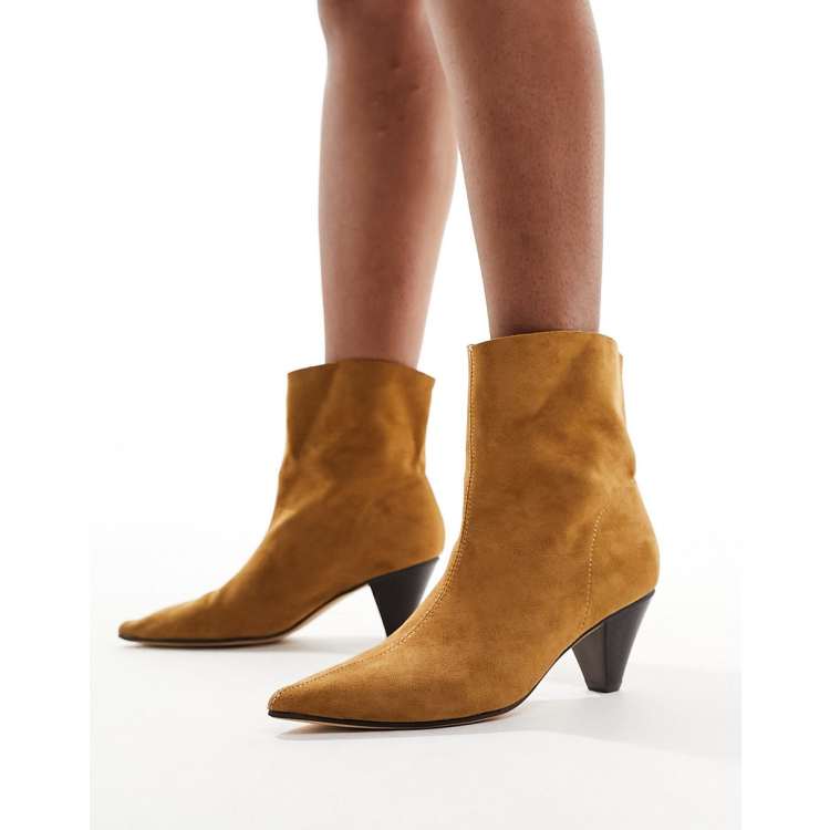 Cone heel ankle boots uk 2025