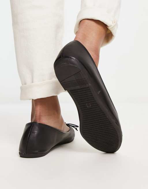 Truffle Collection easy ballet flats in black, 4 of 4