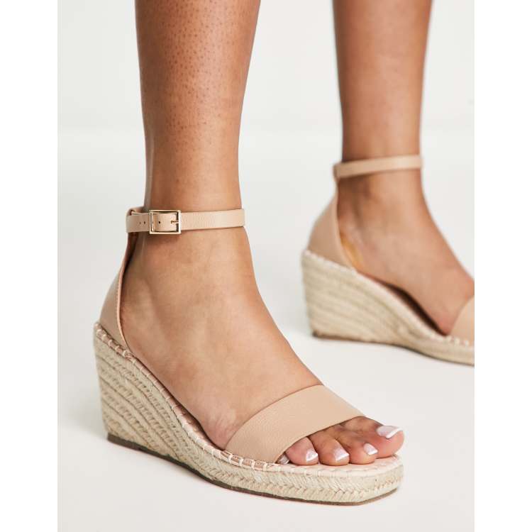 Office holiday cross hot sale front espadrille wedges