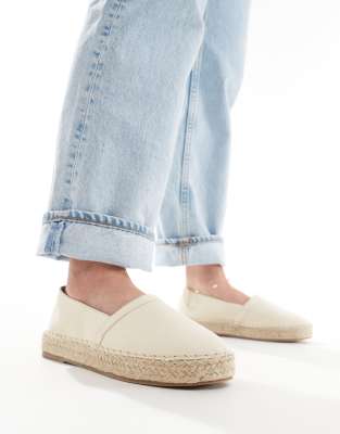 Truffle Collection - Espadrilles in Beige mit Nietendetail-Neutral