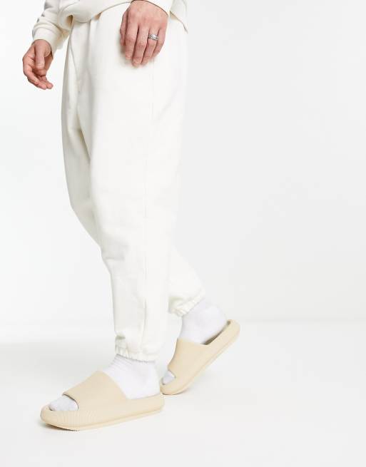 Truffle Collection extra chunky sliders in cream, 4 of 4