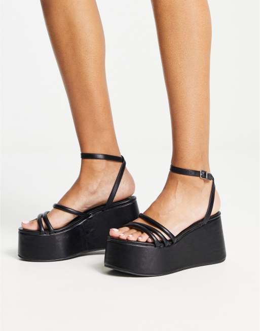 Truffle collection hotsell platform heeled sandals