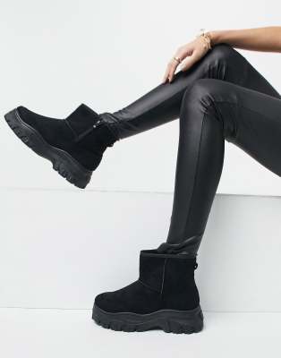 asos fur lined boots