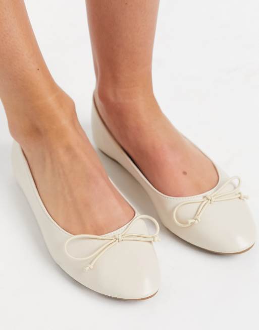 Truffle Collection – Flache Ballerinas in Beige
