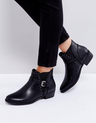 truffle collection flat chelsea boots