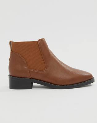 truffle collection flat chelsea boots