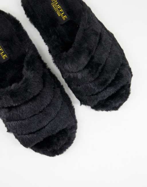 Fluffy 2024 toe slippers