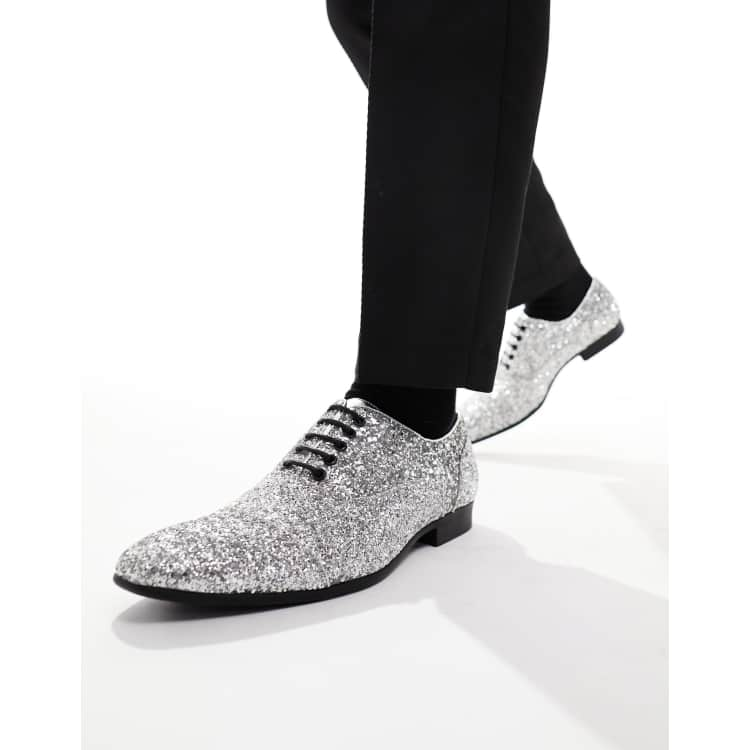 Silver sparkly dress shoes online