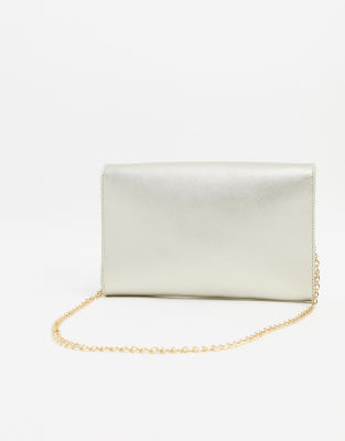 envelope clutch gold