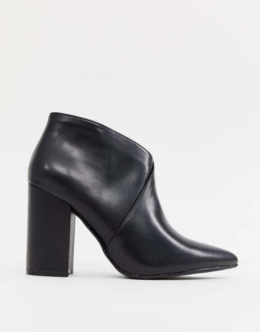 truffle collection mid heel ankle boots