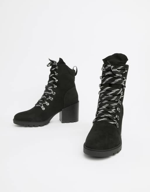 Truffle collection 2025 heeled hiker boots