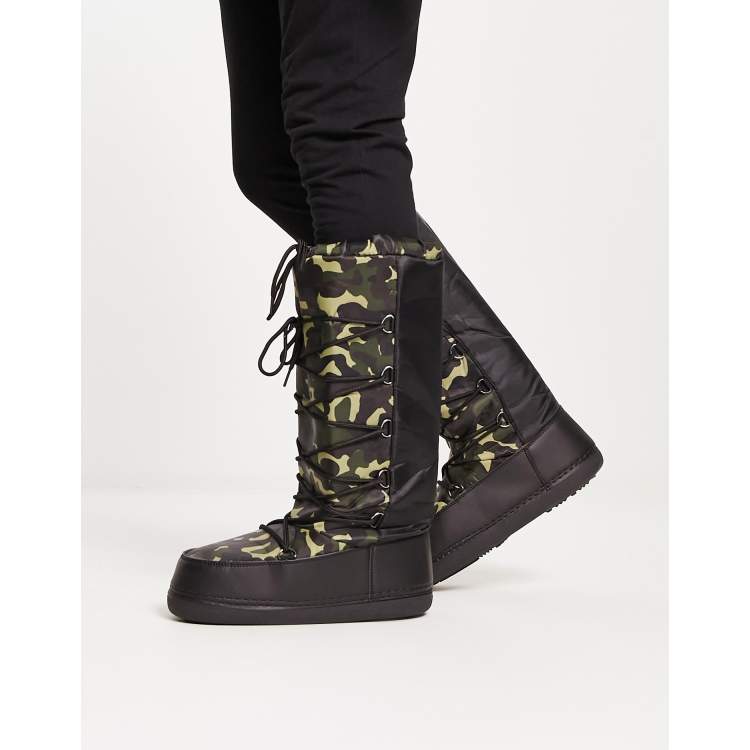 Snow hot sale camo boots