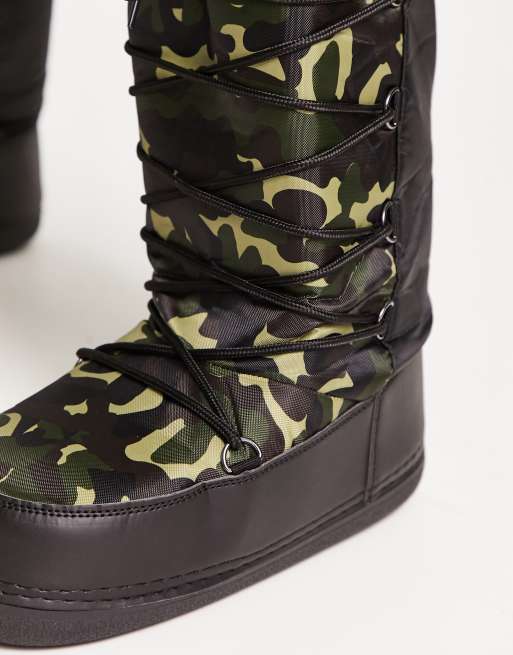 Camouflage shop snow boots