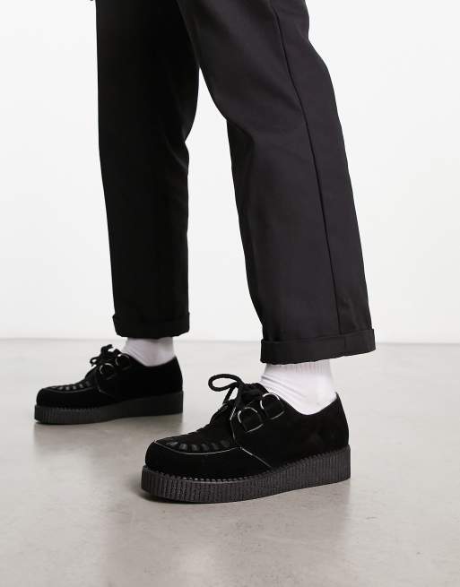 Original Wulfrun Creeper - Black Suede - Single Sole