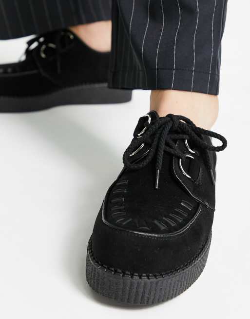 Suede 2024 creeper shoes